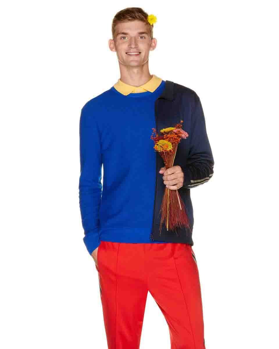 Suéter Color Azul Benetton