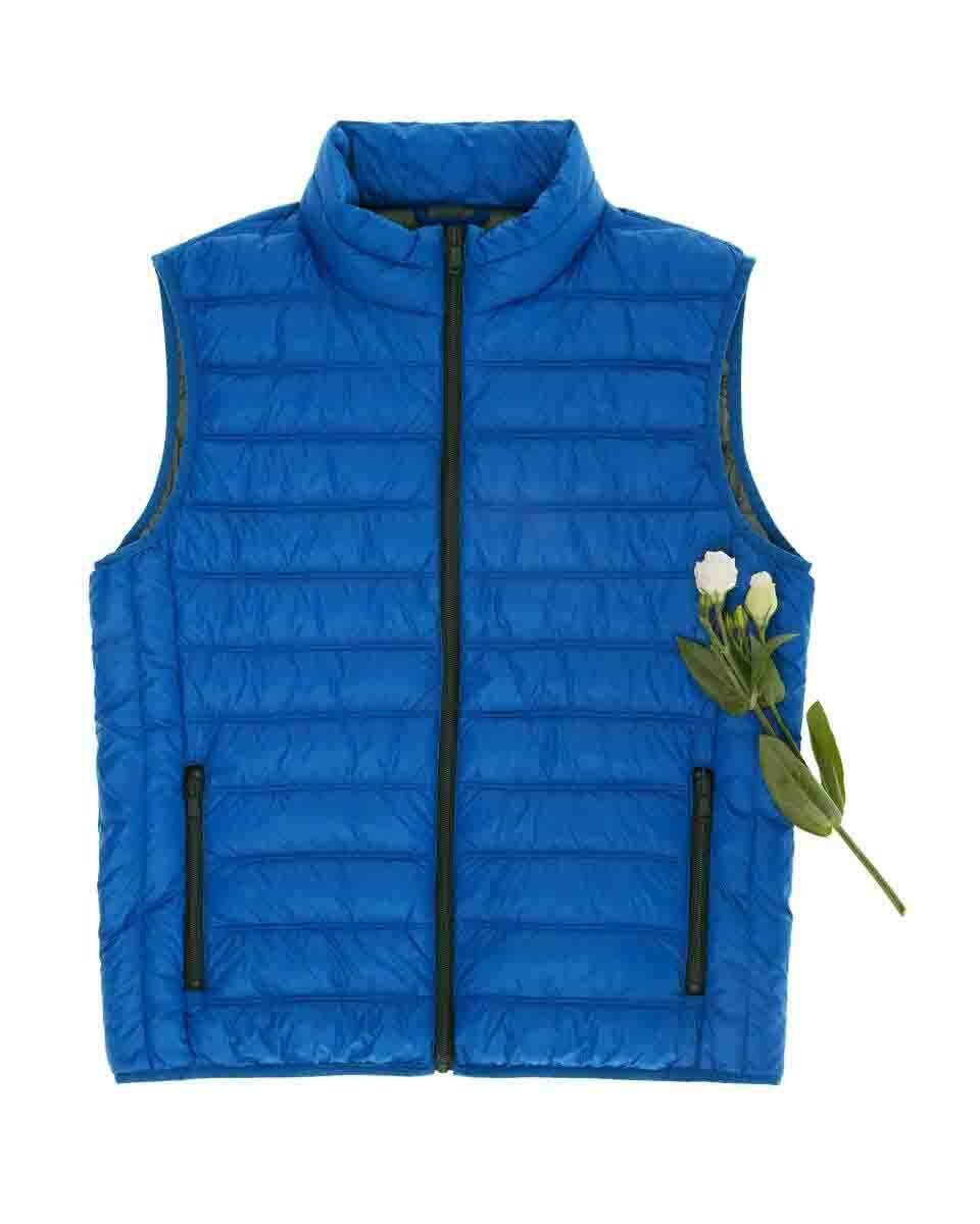 Chaleco Color Azul Medio Benetton