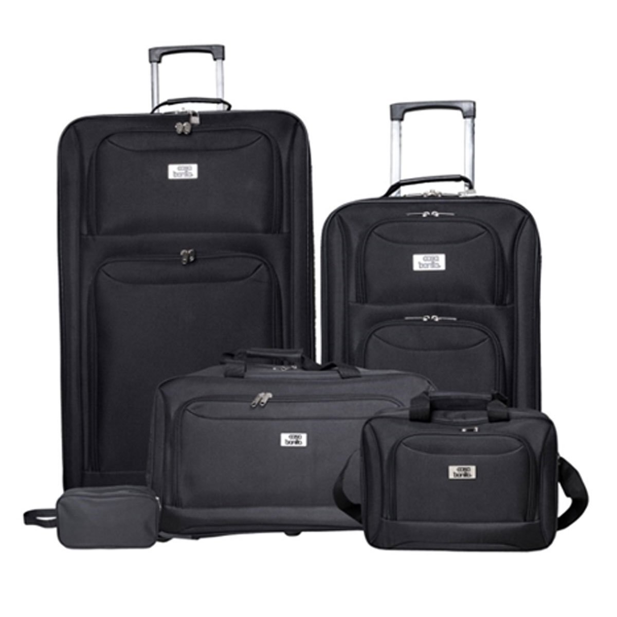 Set 5 Piezas 20 28 Bolsa, Cosmetiquera y Tollet Inusa