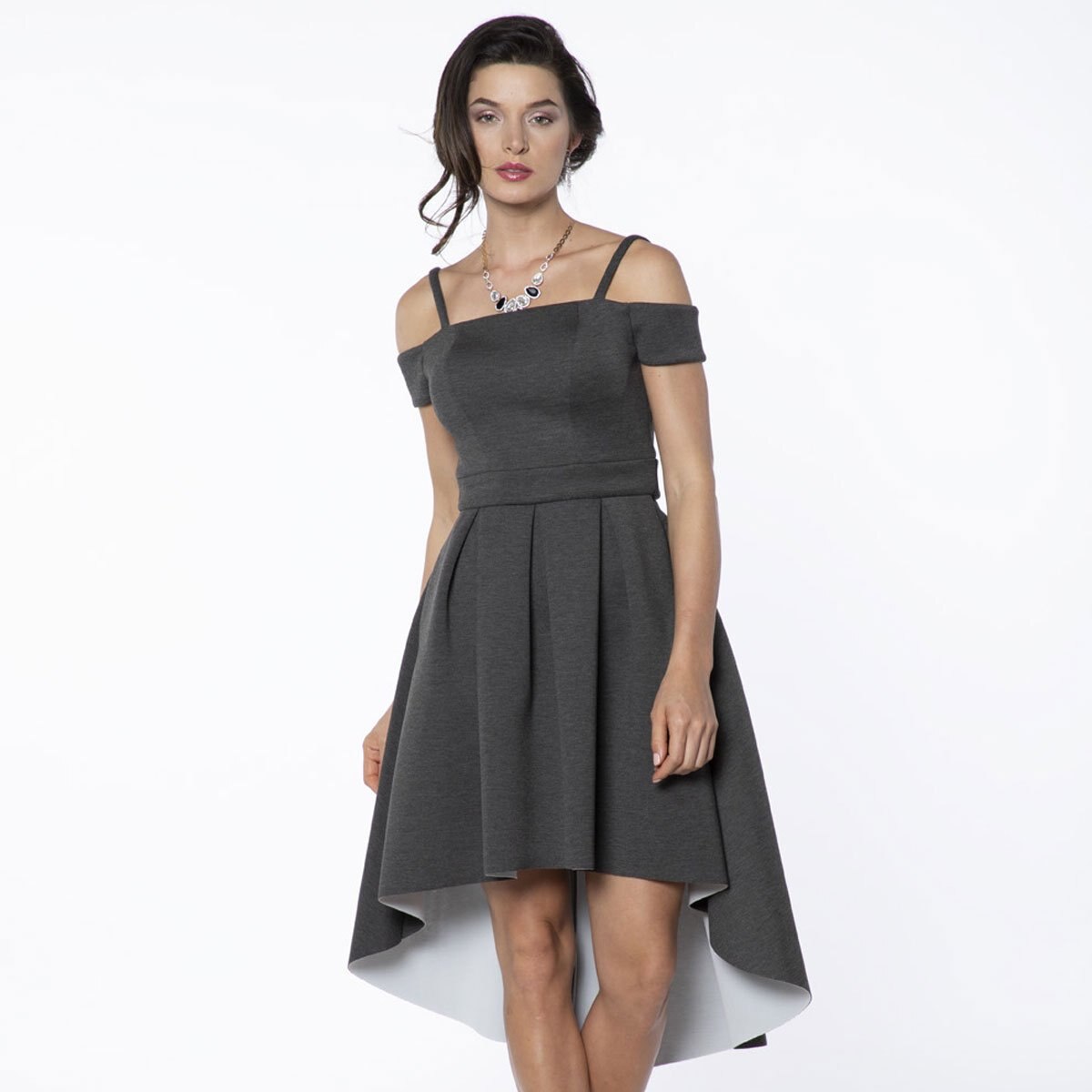 Vestido de Fiesta Hi Low con Tirantes Philosophy Jr Nigths