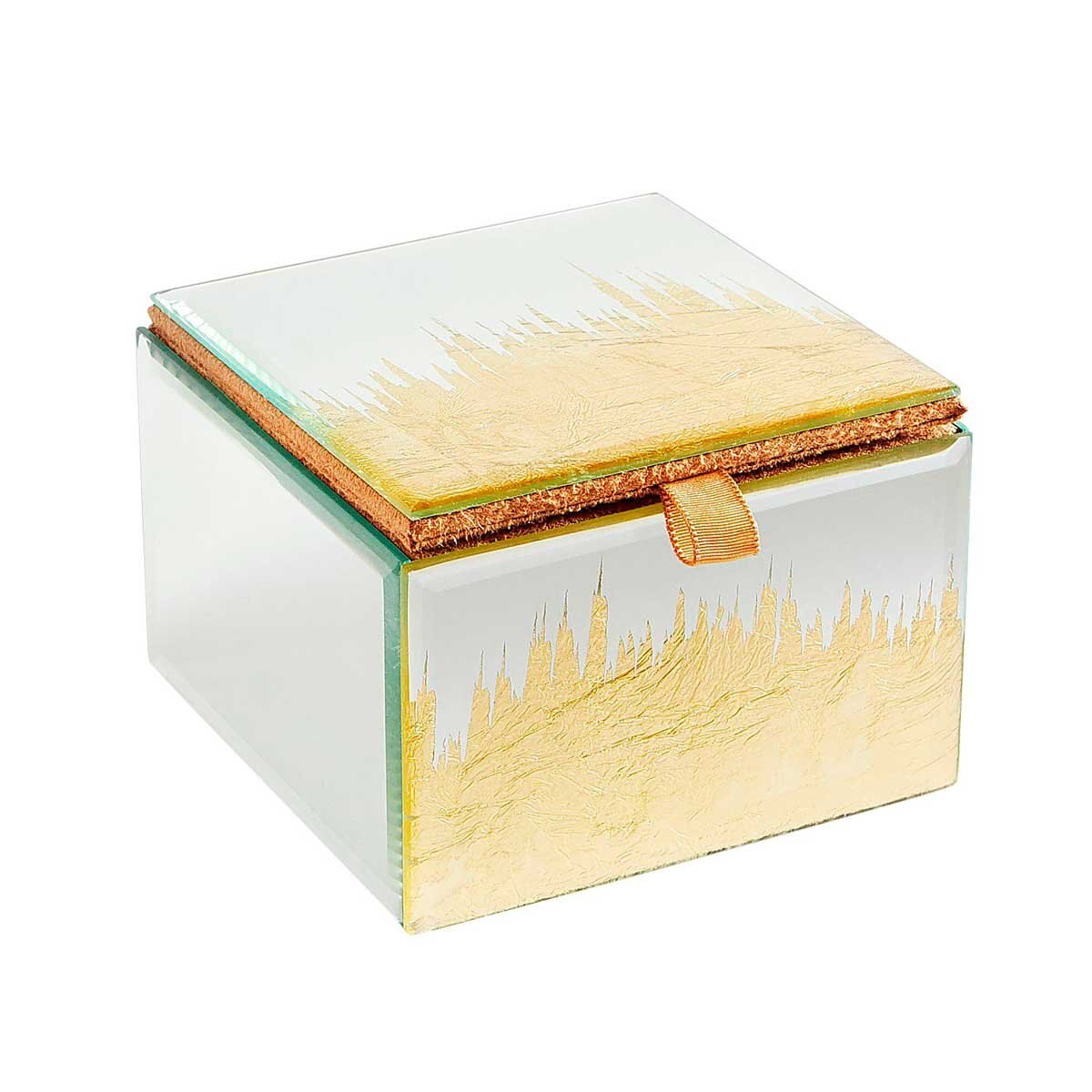 Caja Mini Espejo Gold Foil Pier 1 Imports