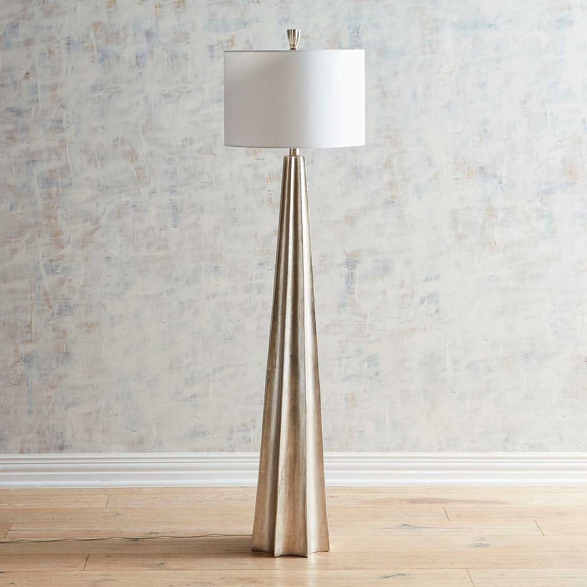 Lampara de piso elegante champagne pier 1 imports Sears