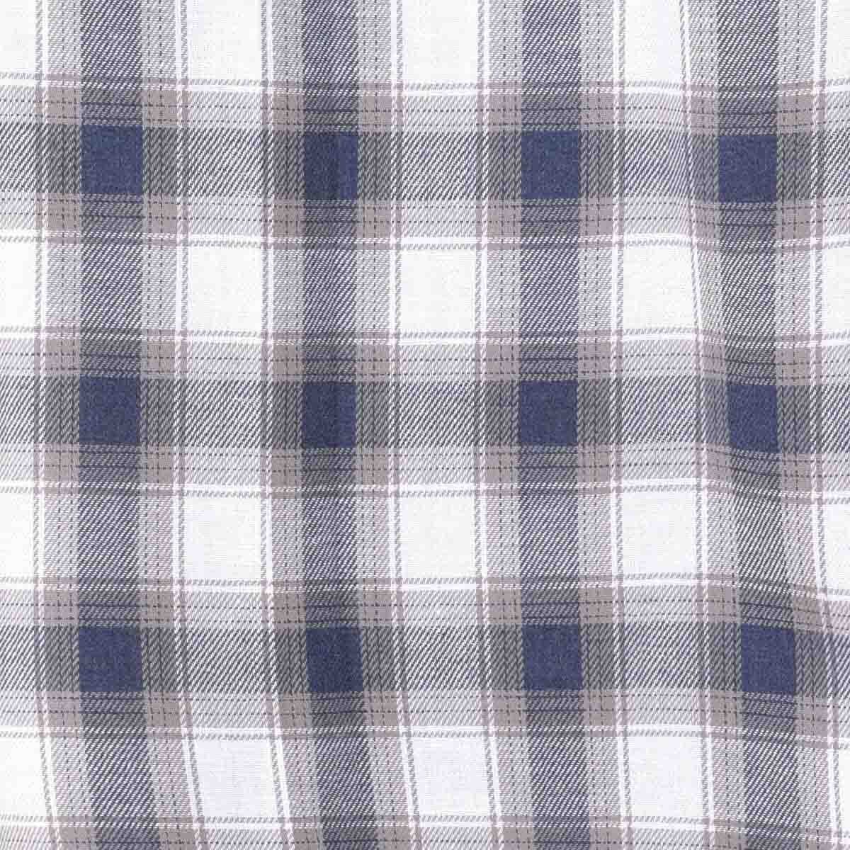 Camisa Manga Larga a Cuadros Color Gris J. Opus