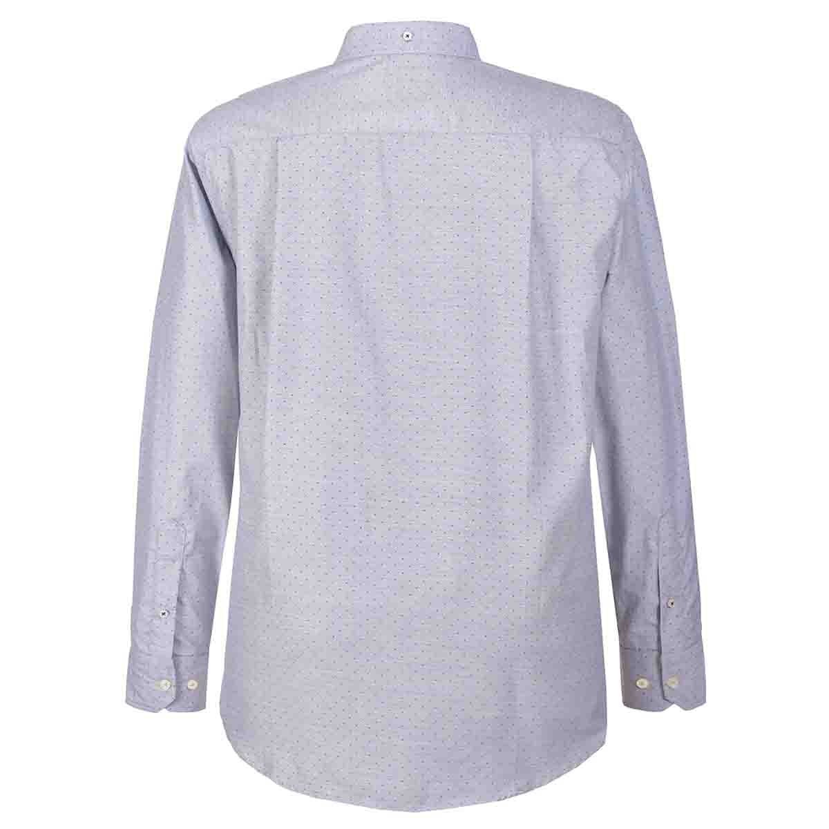 Camisa Manga Larga con Estampado Color Marino J. Opus