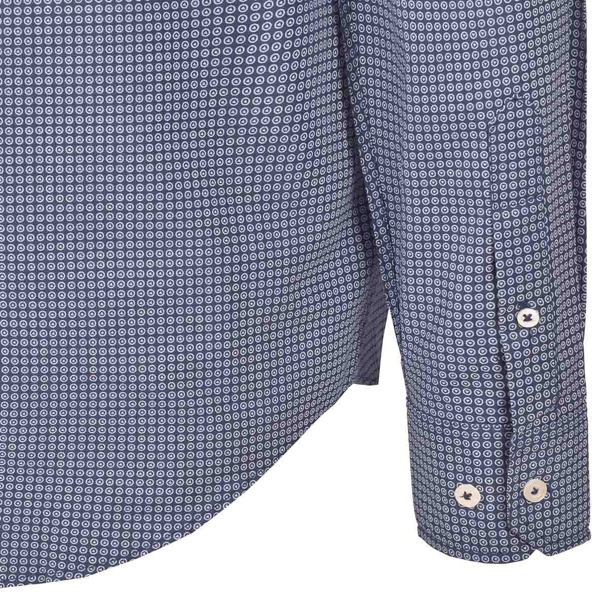 Camisa Manga Larga Fantasia Color Azul J. Opus