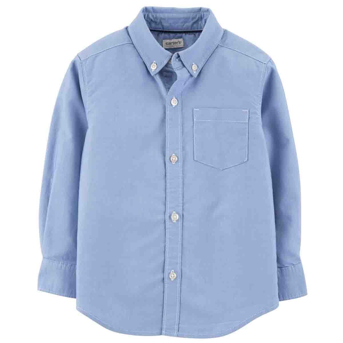 Camisa Color Azul Claro Carters