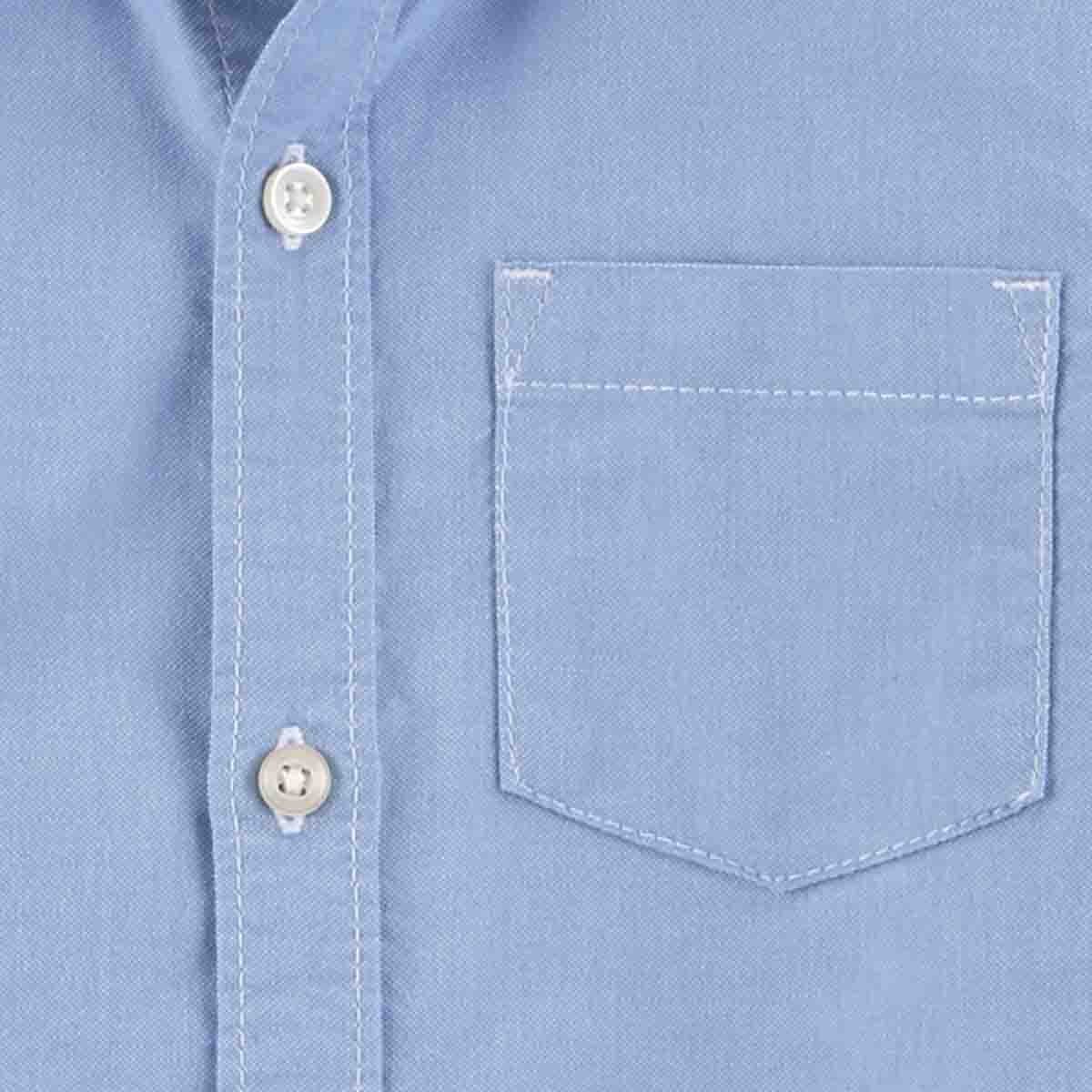 Camisa Color Azul Claro Carters