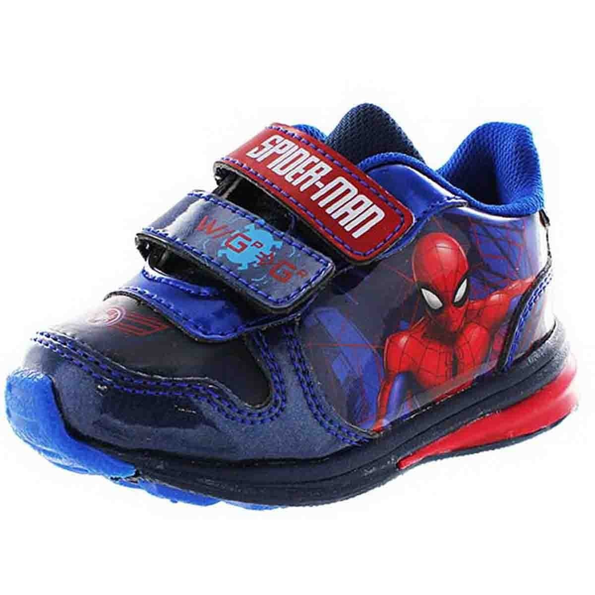 Tenis Montado Luces 13-16 Spiderman