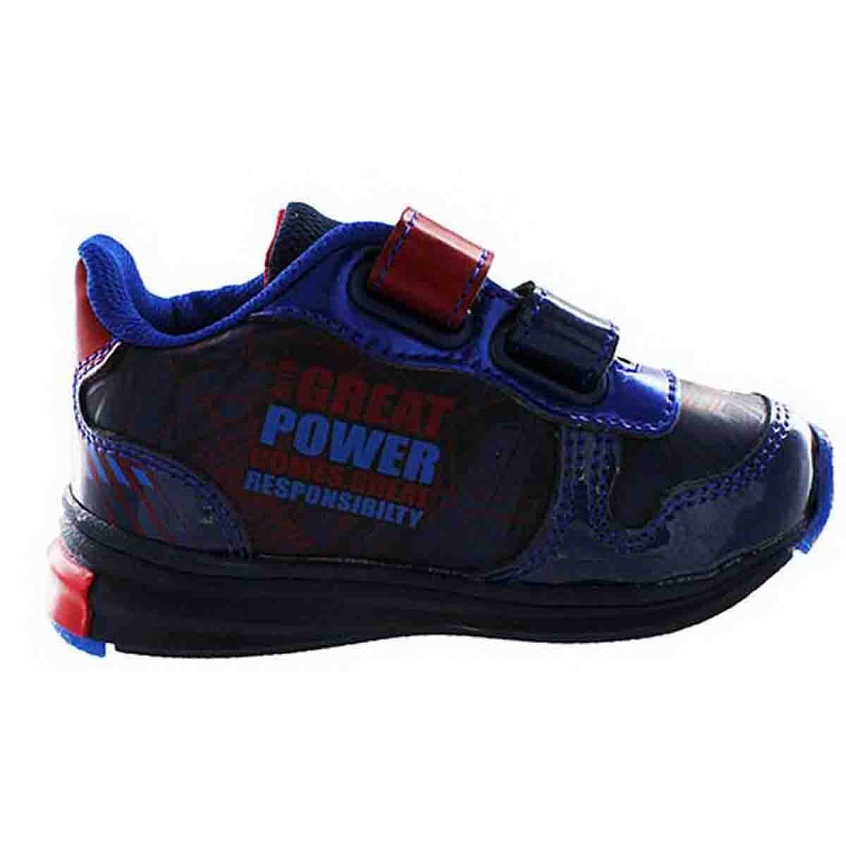 Tenis Montado Luces 13-16 Spiderman