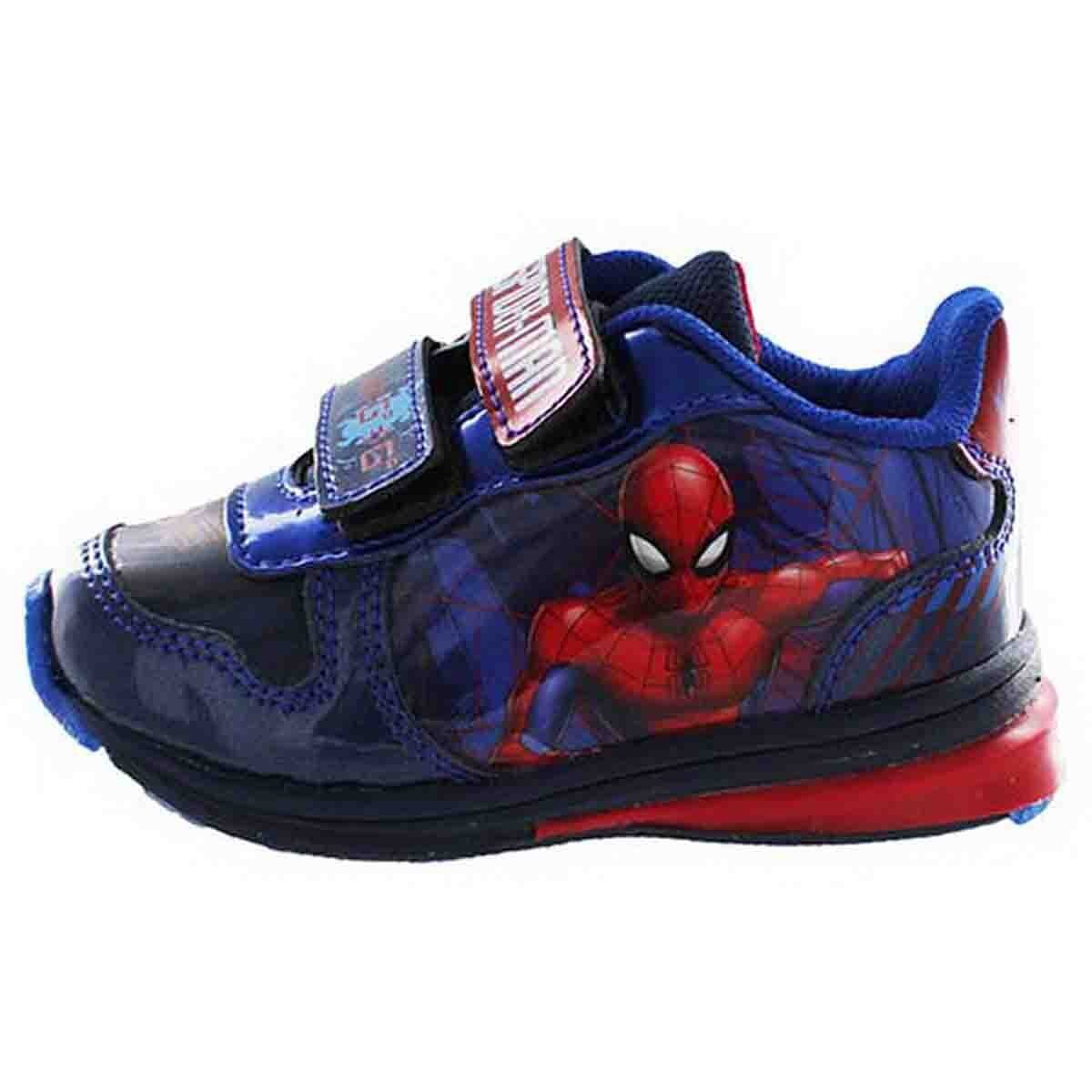 Tenis Montado Luces 13-16 Spiderman