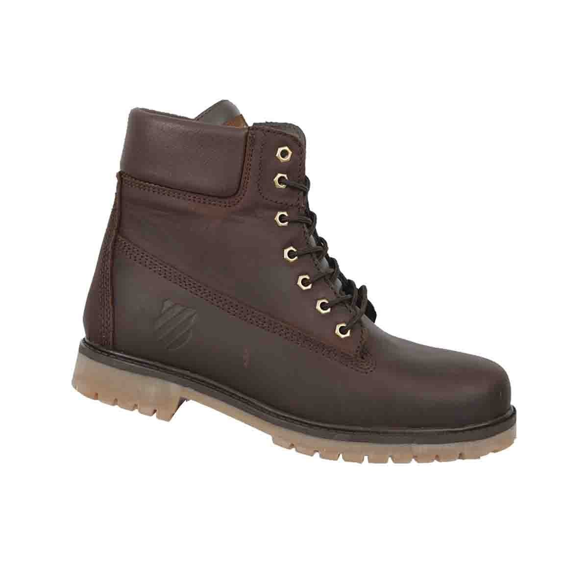 Bota De Piel Color Cafe Oscuro Kswiss Sears