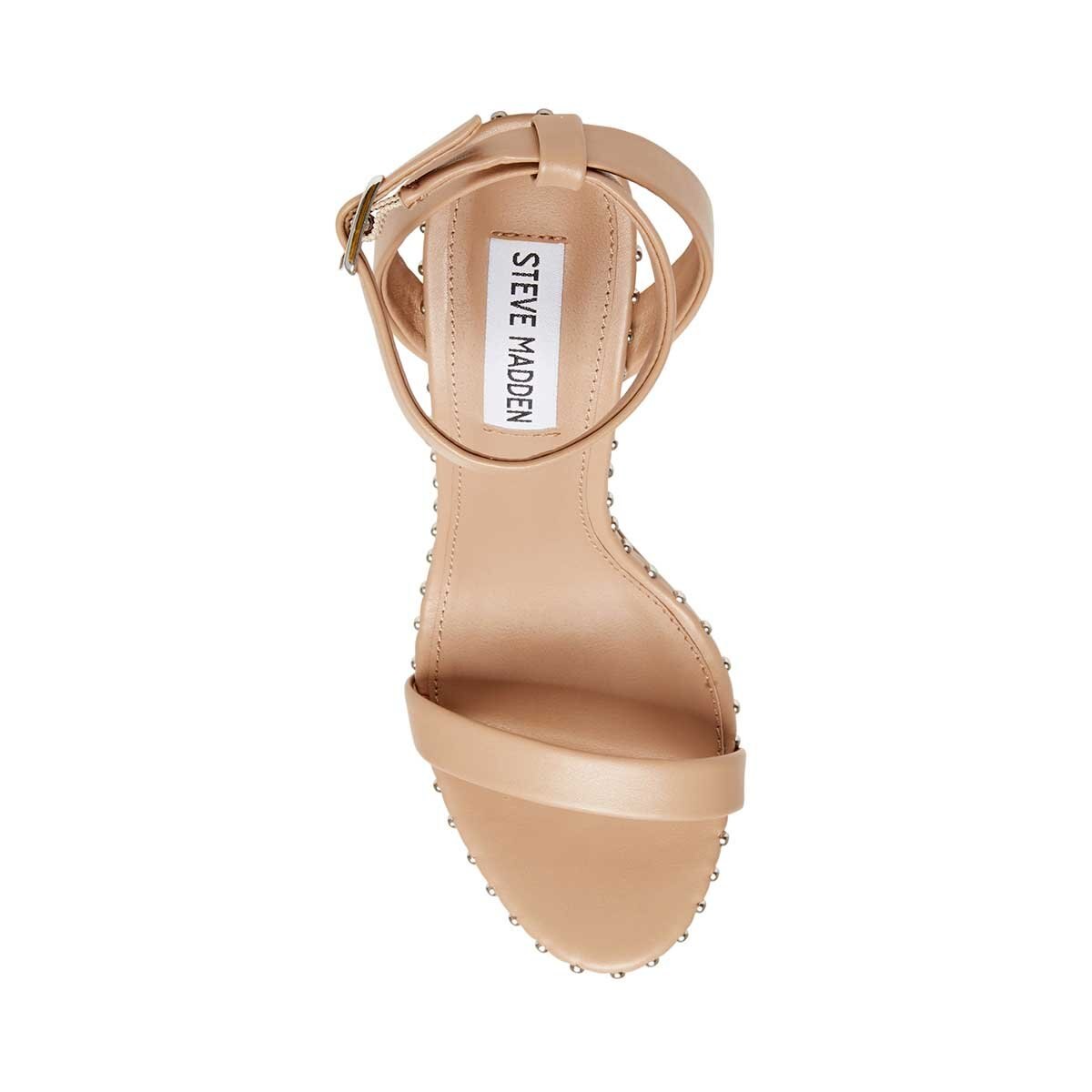 Sandalia Beige con Estoperoles Steve Madden