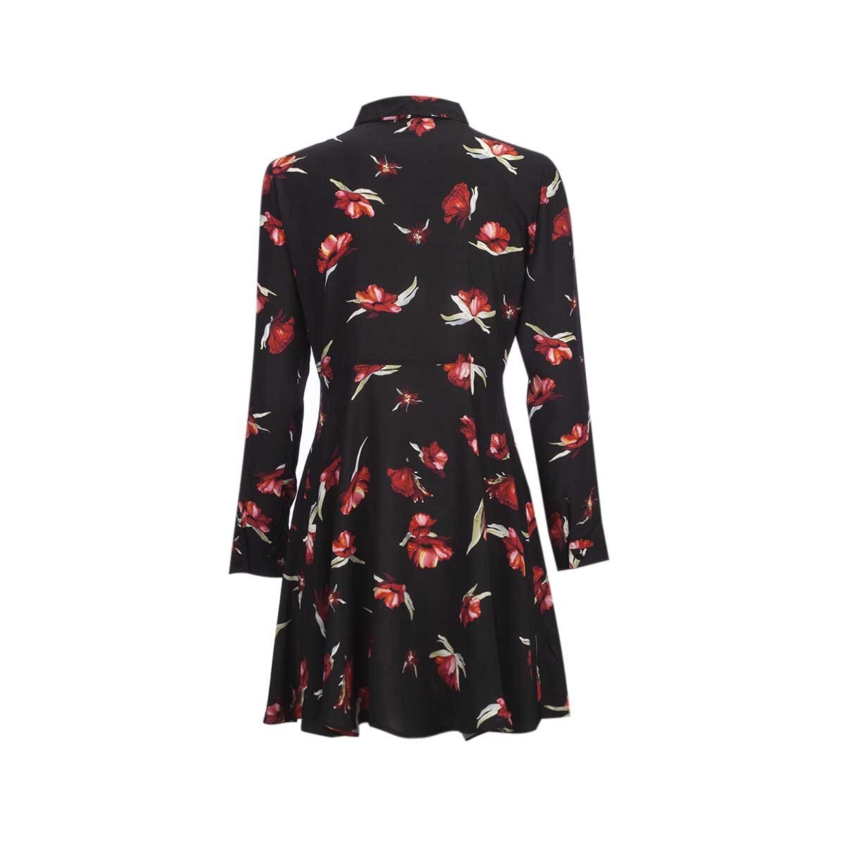 Vestido Manga Larga Botones al Frente Life Styler
