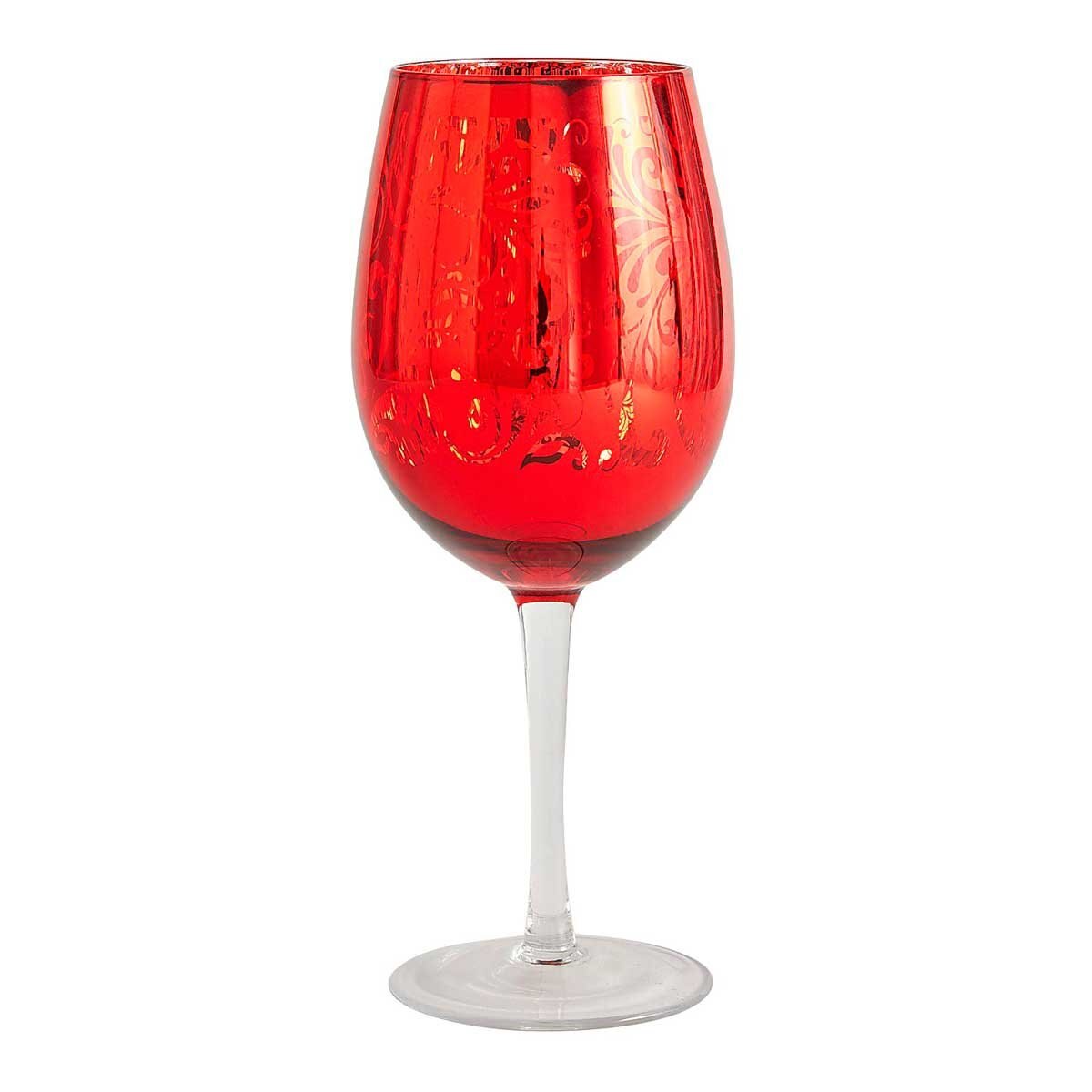 Copa Red Electroplated Goblet - Pier 1 Imports