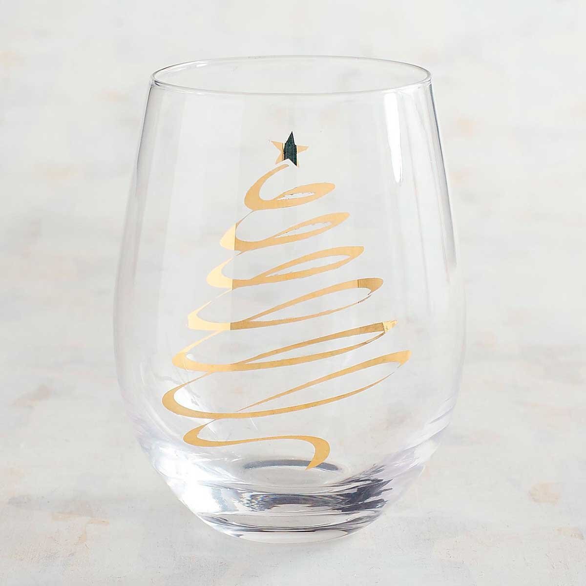 Copa Gold Tree Decal Stemless - Pier 1 Imports