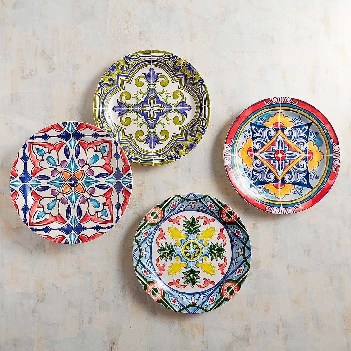 Platos para Ensalada Multi Tile Pier 1 Imports - 4 Piezas
