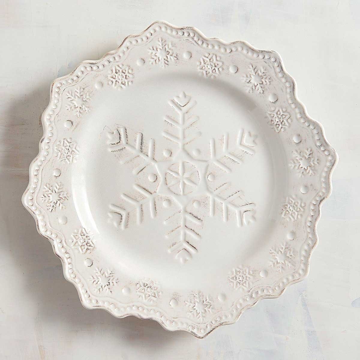 Plato para Ensalada Snowflake - Pier 1 Imports