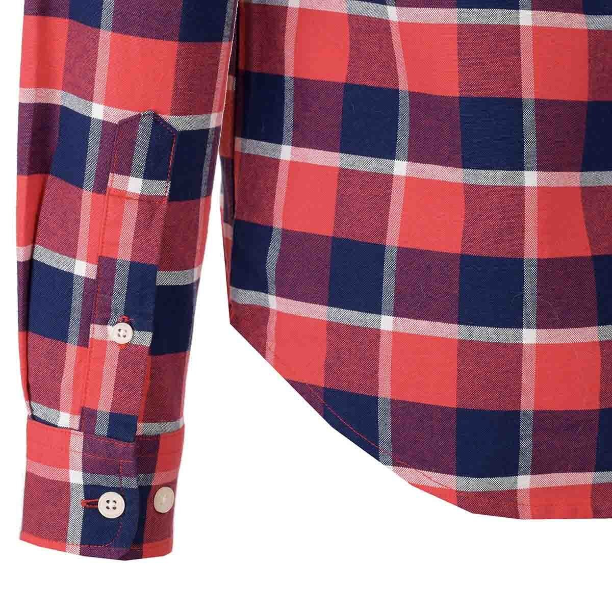 Camisa Manga Larga Cuadros Jeanious