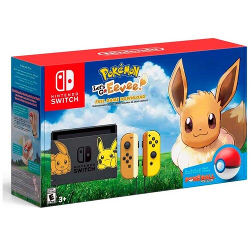 Consola Nintendo Switch Pokémon: Let’S Go, Eevee! + Poké Ball Plus Bundle