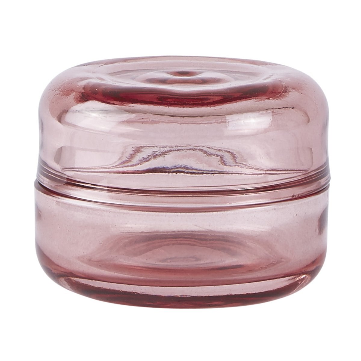 Cuenco con Tapa Vidrio Rosa Home Nature
