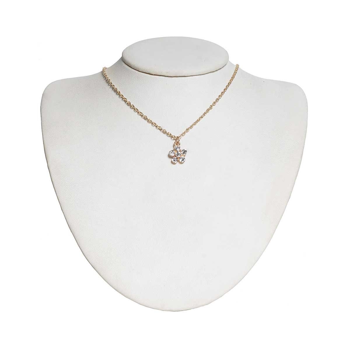 Set de Collar Y Aretes con Dije de Flor Wonder Charms