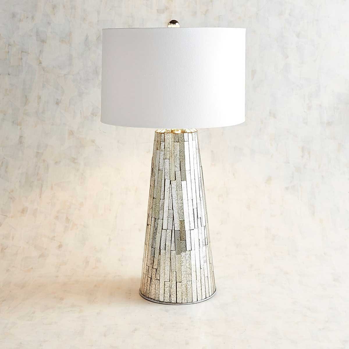 Lámpara de Mesa Antique Mirrored - Pier 1 Imports