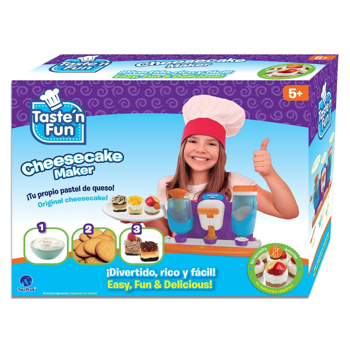 Taste N Fun Máquina para Hacer Pasteles Toy Plus