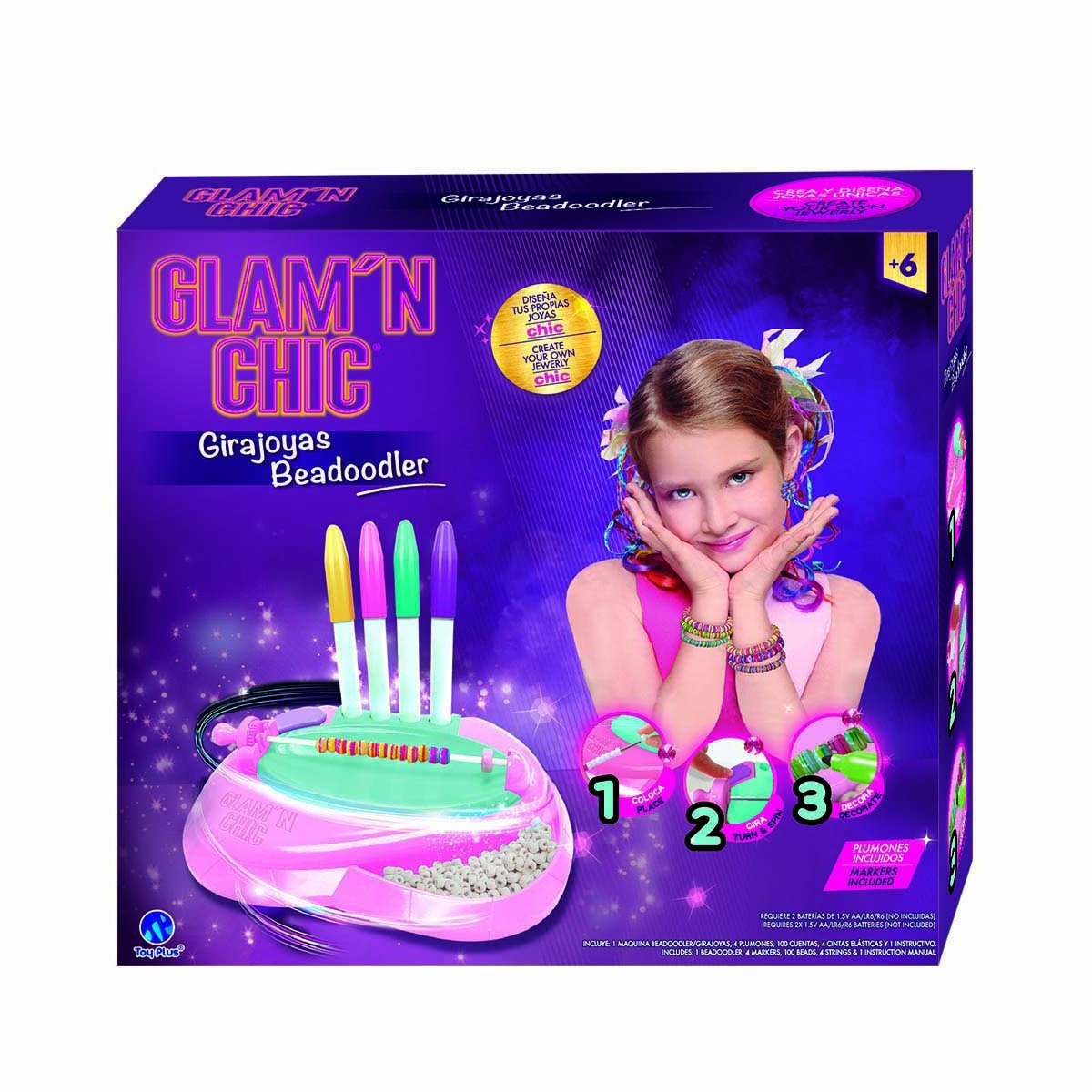 Glam N Chic Máquina de Collares Toy Plus