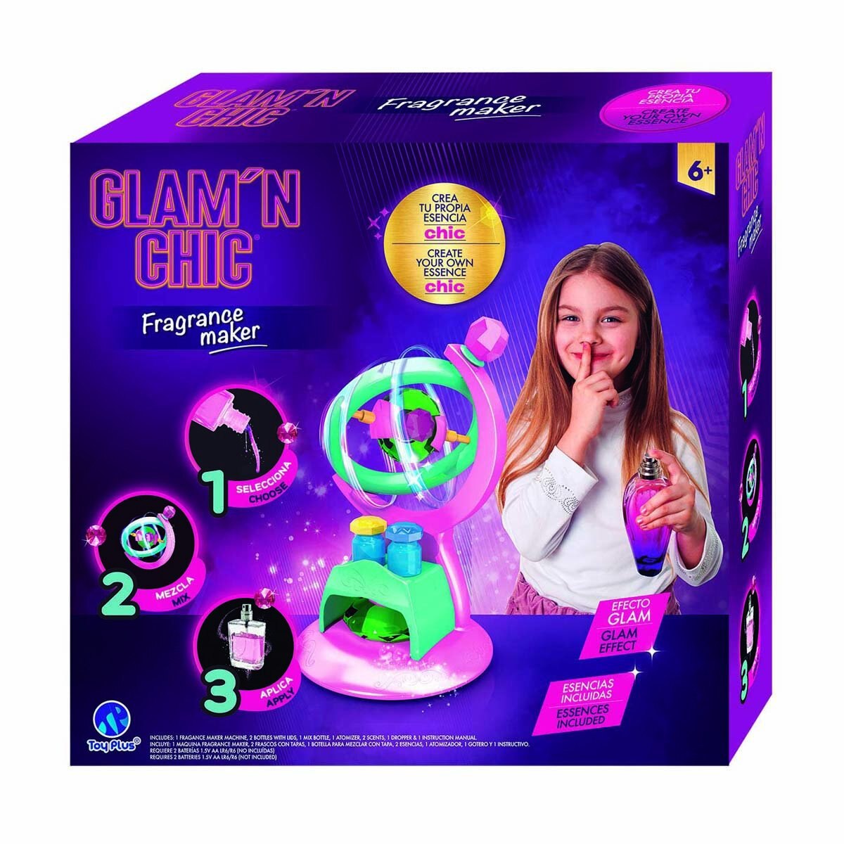 Glam N Chic Máquina de Fragancias Toy Plus