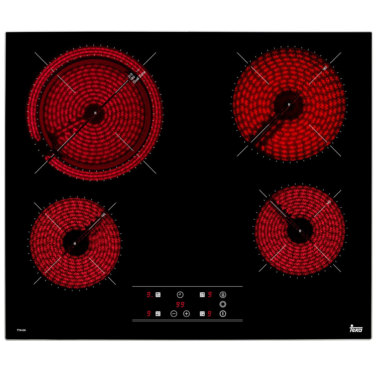 Parrilla Vitrocerámica Eléctrica Teka
