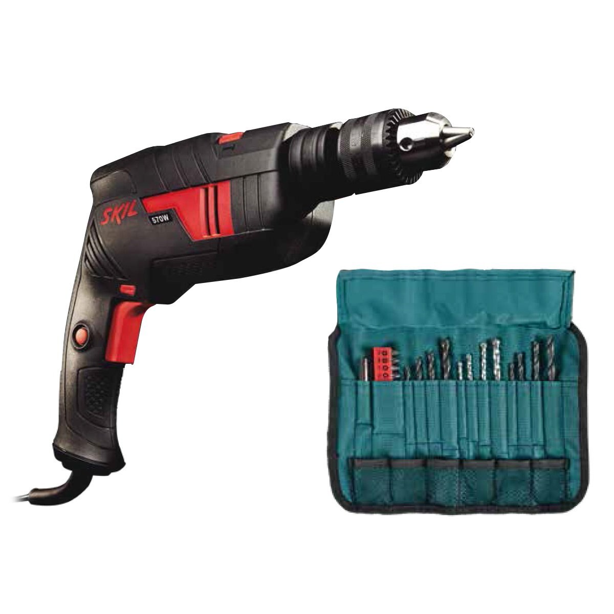 Combo Rotomartillo 1/2" y 570 W C/23 Accesorios Skil