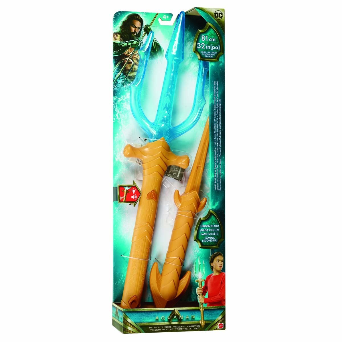 Dc Movie Aqm Tridente Ls Mattel