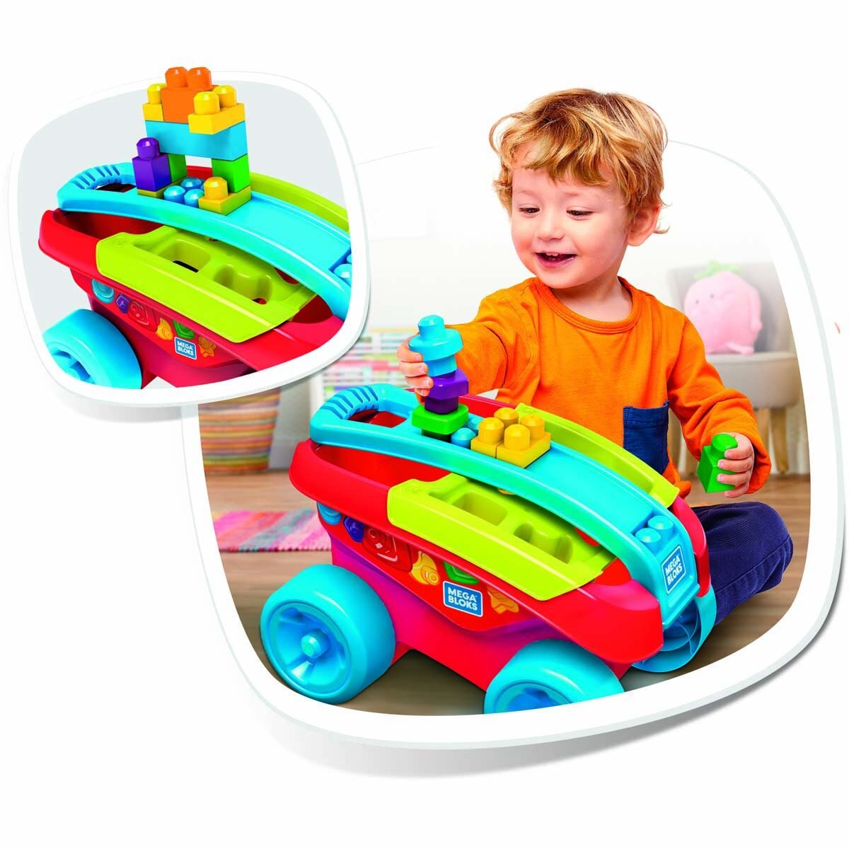 Megabloks Shape Wagon Classic Mattel