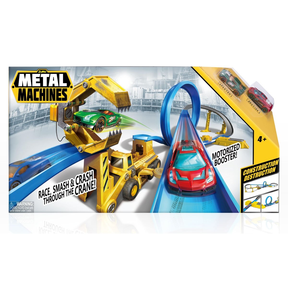 Metal Machines Pista de Juguete Policia Zuru