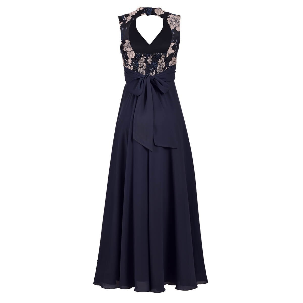 Vestido de Fiesta Largo Escote en V Falda Circular Philosophy Jr Nights