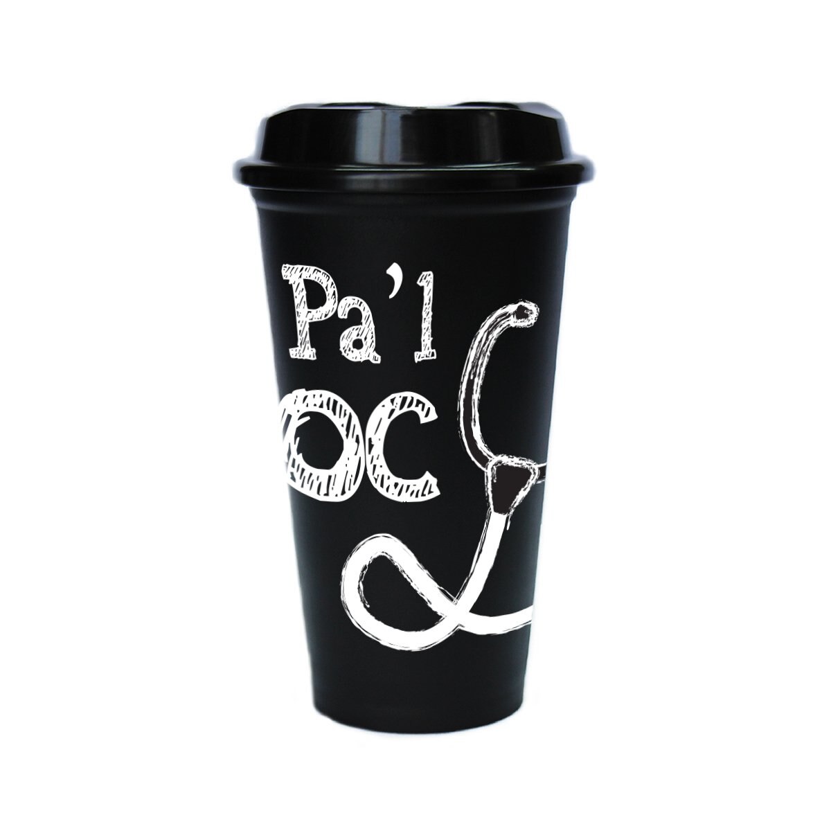 Vaso Plastico Reutilizable para Bebida Caliente, Cap. 16 Oz. Unique