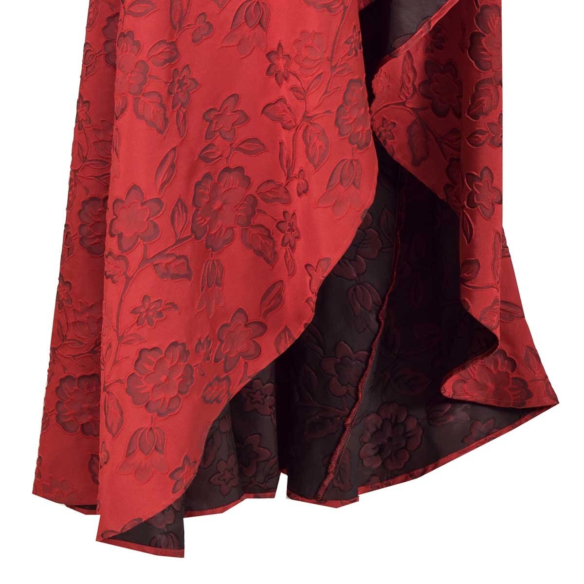 Vestido de Fiesta Hi Low Halter Falda con Tablones Philosophy Jr Nights
