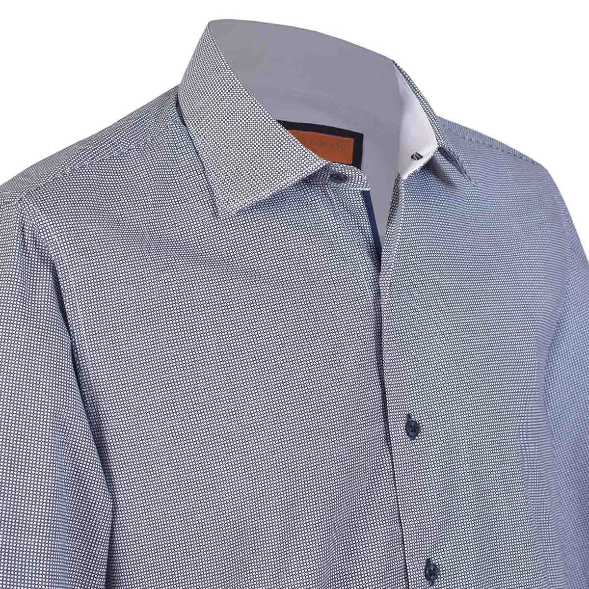 Camisa Manga Larga Slim Fit Carlo Corinto