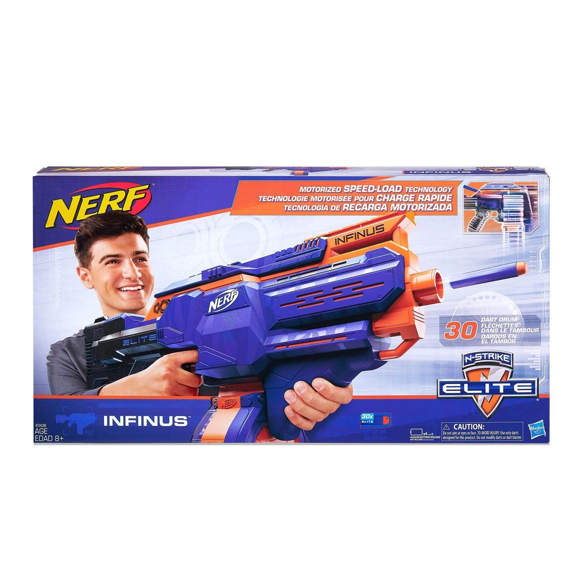 Lanzador Nerf N-Strike Elite Infinus Hasbro