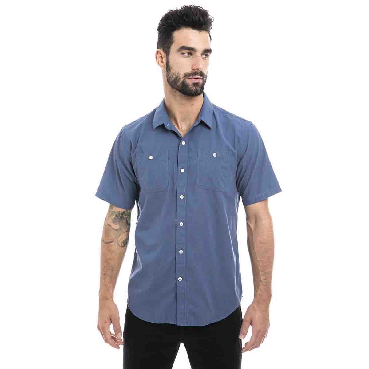 Camisa Perf Seersucker Shirt Color Azul Dockers para Caballero