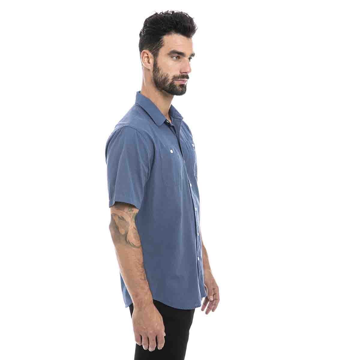 Camisa Perf Seersucker Shirt Color Azul Dockers para Caballero