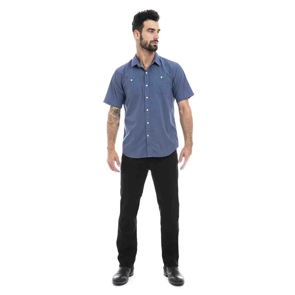 Camisa Perf Seersucker Shirt Color Azul Dockers para Caballero