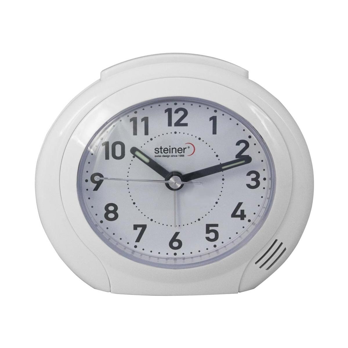 Reloj Despertador Color Blanco Steiner Wake Up