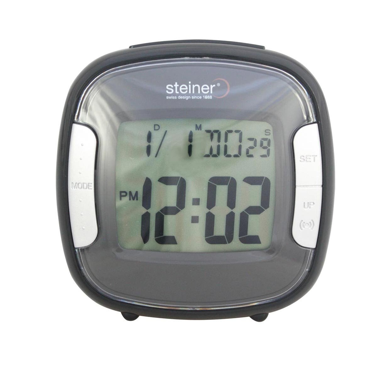 Reloj Despertador Color Negro Steiner Wake Up