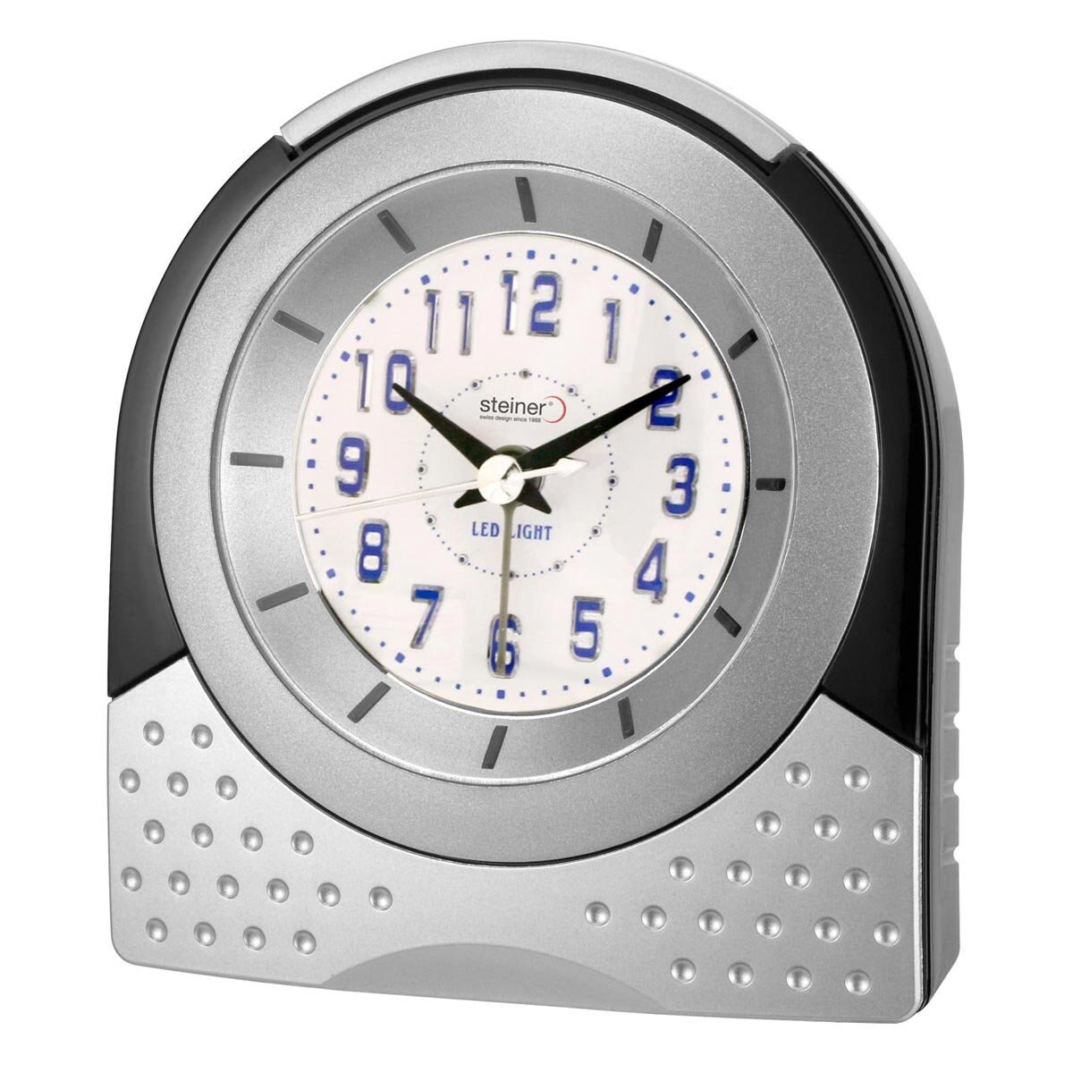 Reloj Despertador Color Plata Steiner Wake Up