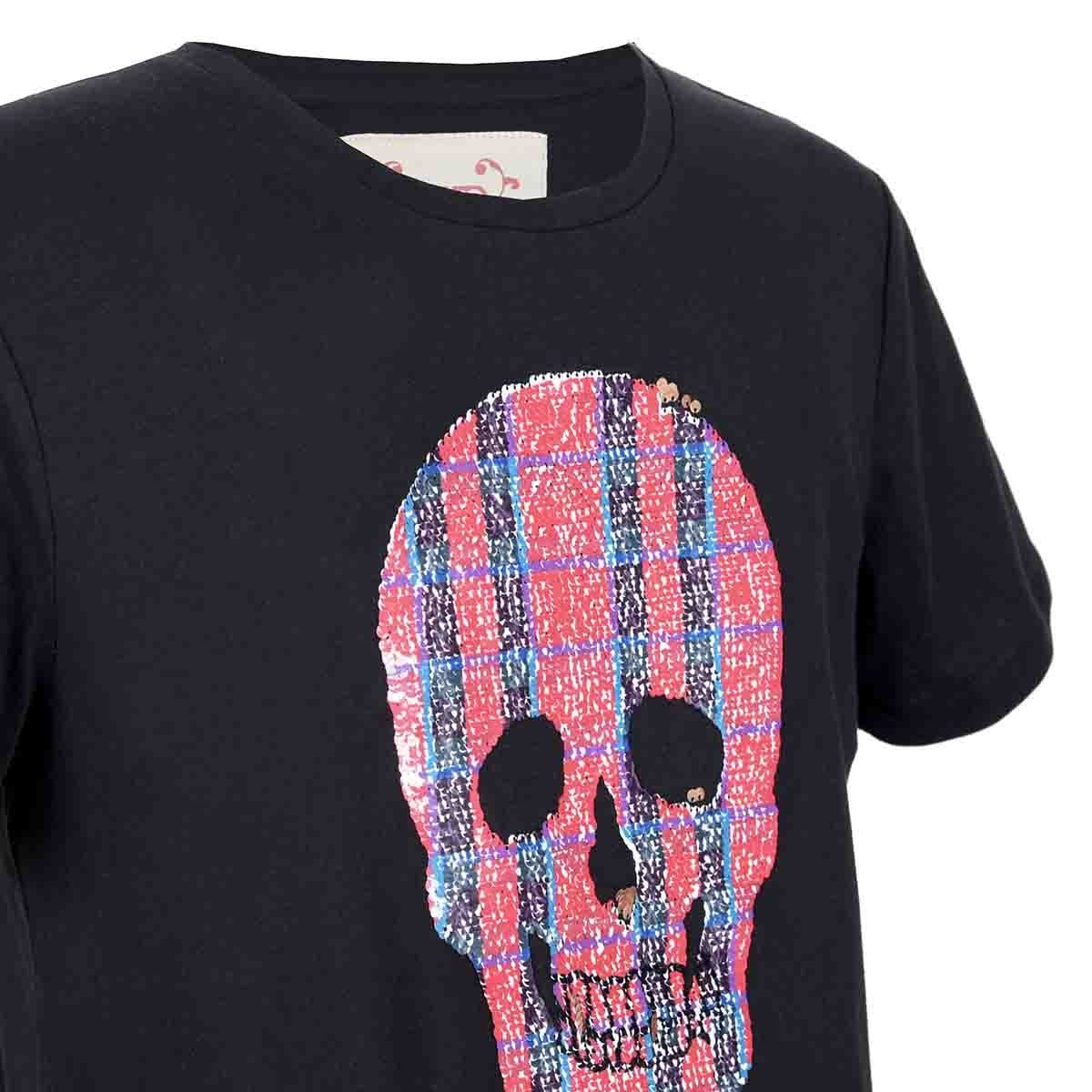 Playera Manga Corta con Aplicación Fukka para Caballero