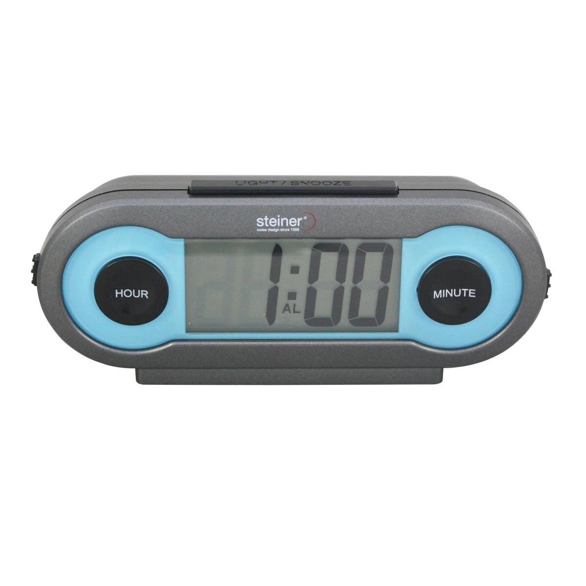 Reloj Despertador Color Gris Steiner Wake Up