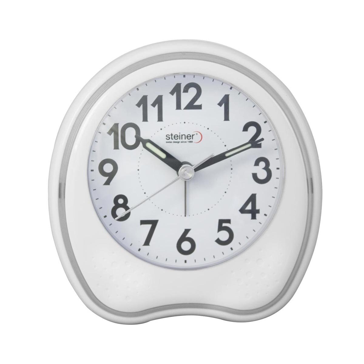 Reloj Despertador Color Blanco Steiner Wake Up