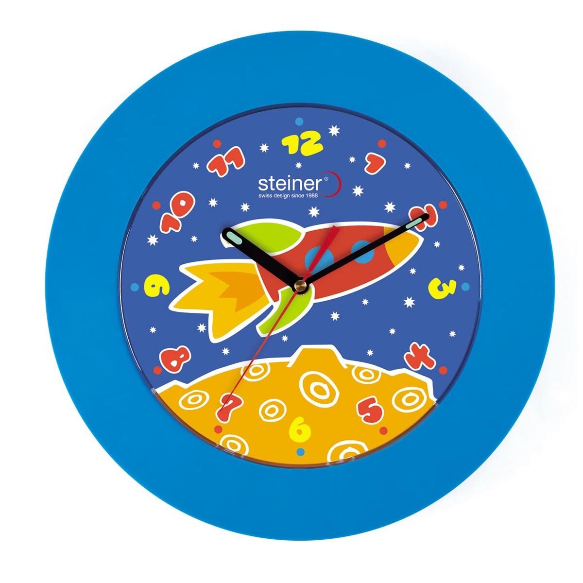 Reloj de Pared Color Azul Steiner Wake Up