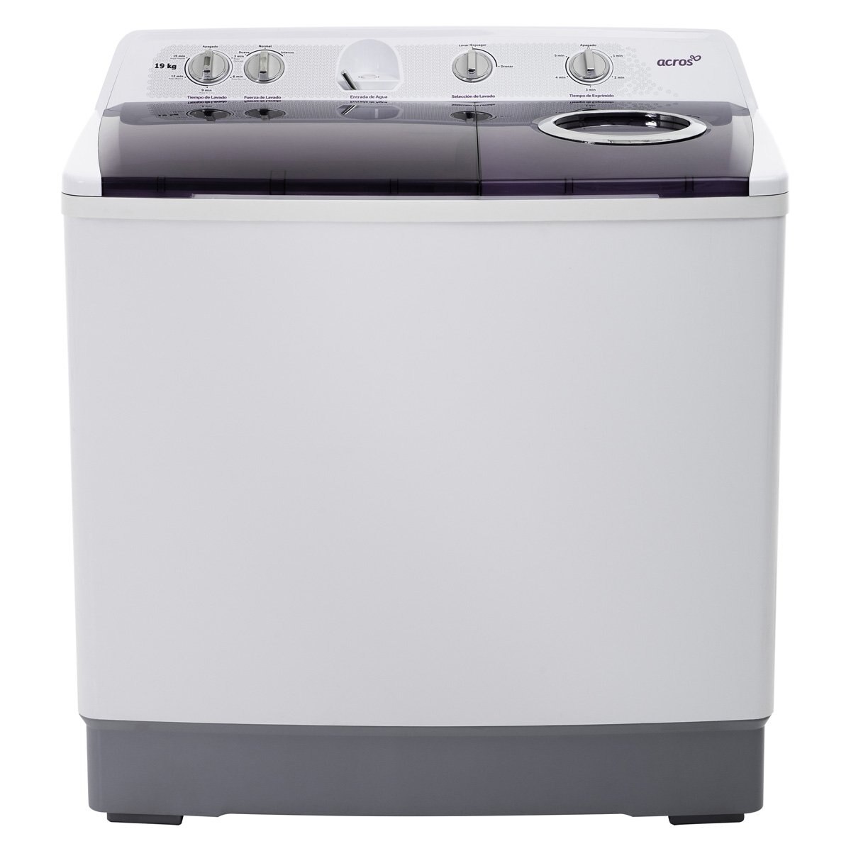 Lavadora de 19 Kg de Dos Tinas Acros